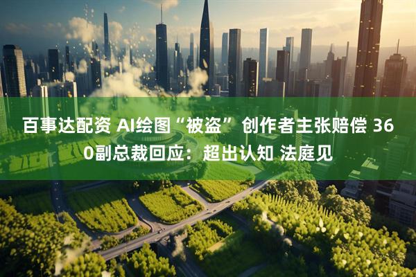 百事达配资 AI绘图“被盗” 创作者主张赔偿 360副总裁回应：超出认知 法庭见